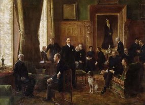 Kunstreproductie The Salon of the Countess Potocka, 1887, Jean Beraud