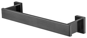 Haceka Edge Handdoekhouder - 25cm - enkel - grafiet gunmetal 1208811