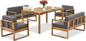 Acaciahouten tuinmeubelen van Maskat Apetito 6 Tuinpunt