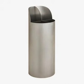 Parapluhouder Van Roestvrij Staal Maurizio Geborsteld Grijs - Sklum