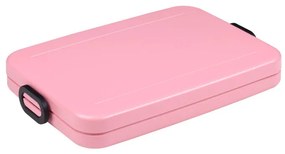 Lunchbox. Take a Break Flat Nordic Pink Afmeting artikel: 25,5 x 17 x 3,3 cm