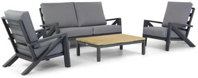 Stoel en Bank Loungeset 4 personen Aluminium Grijs  Santika Furniture Santika Cinta