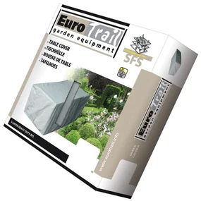 Eurotrail Beschermhoes voor tuintafel 305x110x75 cm grijs