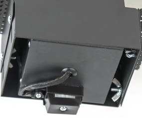 Set van 12 inbouwspots zwart GU10 kantelbaar trimless - Oneon