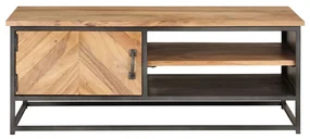vidaXL Salontafel 90x50x35 cm massief acaciahout