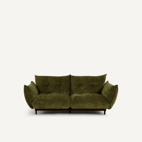 3-zits compacte bank in fluweelmix, VITORIA