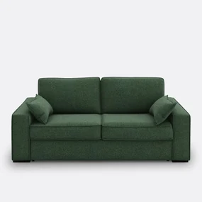 Bank-bed, getextureerde stof, Bultex, Cécilia