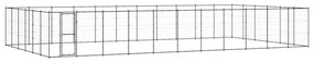 vidaXL Hondenkennel 79,86 m² staal