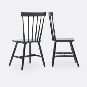 Set van 2 massief hevea barstoelen, JYKO