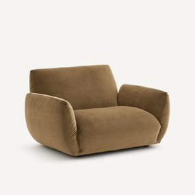 Fauteuil van linnen fluweel, SPOGANO