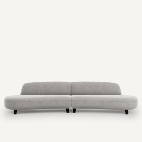 6-zits bank in stonewashed fluweel, Rosebury