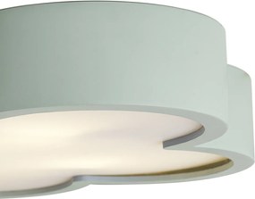 Kinder plafondlamp groen met wit - Lucille