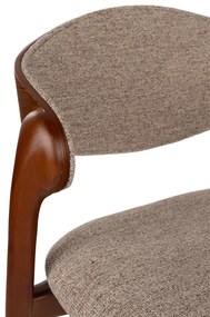 Dutchbone Babington Vintage Barkruk Walnoot