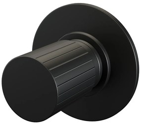 Brauer Stripe inbouw stopkraan zwart mat