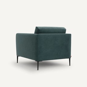 Fauteuil in fluweel, Oscar design E. Gallina