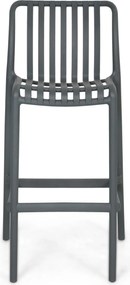 Barstoel Kunststof Grijs-antraciet Domani Furniture Alba  antracite