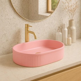 Opzetwastafel Rea Vanda Bubble Gum Matt