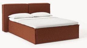 Bouclé boxspring bed Lennon