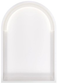 Hotbath &More inbouwnis met verlichting toogmodel 30x45x10cm wit mat