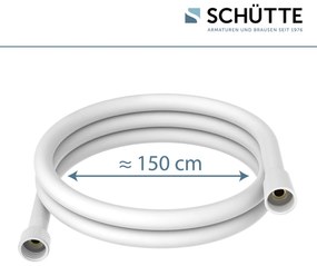 Schutte Doccia doucheslang 150cm wit mat