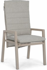 Tuinset 2 personen 909 cm Aluminium Zand/Beige Lifestyle Garden Furniture Vivaro/Creta