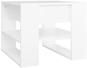 vidaXL Salontafel 55,5x55x45 cm bewerkt hout wit