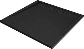 Mexen Amon vierkante douchebak SMC 80 x 80 cm, zwart - 4F708080