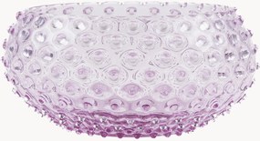 Mondgeblazen serveerschaal Hobnail