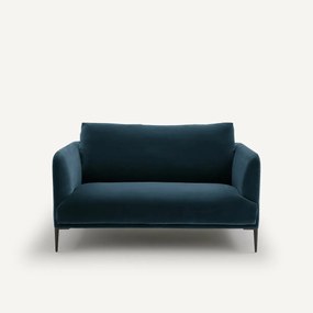 Fluwelen 2-zitsbank, Oscar-design E. Gallina