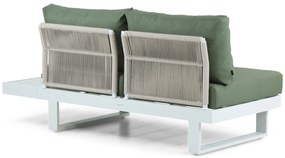 Hoek loungeset 5 personen Aluminium Wit  Lifestyle Garden Furniture Lorenzo