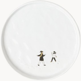 Handgemaakte taartborden Snowplay