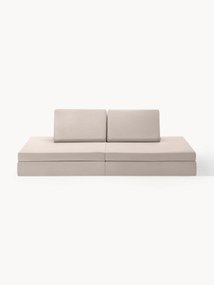 Handgemaakte modulaire fluwelen speelbank Mila