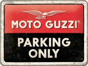 Metalen bord Moto Guzzi Paking Only