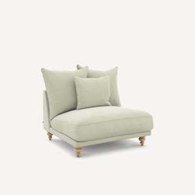 Bank van stonewashed fluweel, Lazare