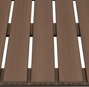 Terrastegel composiet 50 x 50 cm donkerbruin FSC (24 mm) massief
