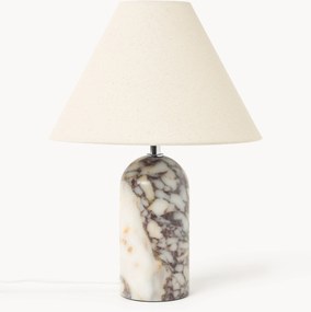 Tafellamp Gia met Calacatta Viola marmeren voet