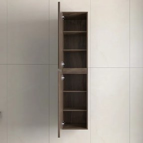 Lambini Designs Eleganza kolomkast 160x35x35cm dark walnut