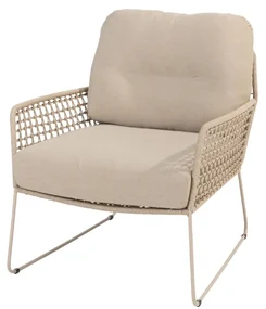 Taste by 4 Seasons Albano loungestoel latte Loungestoel taupe weerbestendig