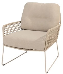 Taste by 4 Seasons Albano loungestoel latte SALE Loungestoel taupe weerbestendig