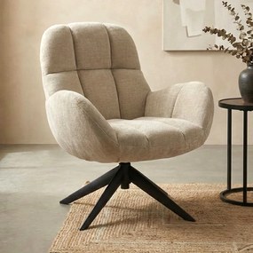 Draaibare Fauteuil Modern Beige