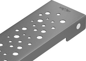 Mexen Flat M12 afdekking voor lineaire afvoer 90 cm, geborsteld gun grey - 1E21090
