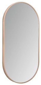 Sanigoods Lumo ovale spiegel met verlichting en verwarming 100x50cm koper geborsteld