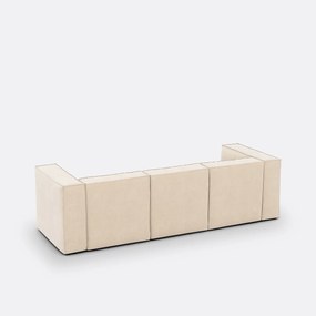 Modulaire bank, 3-zit, vintage ribfluweel Seven
