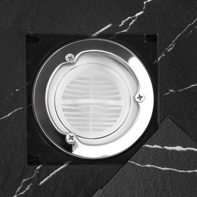 Douchebak Rea Magnum CARRARA BLACK 90x90