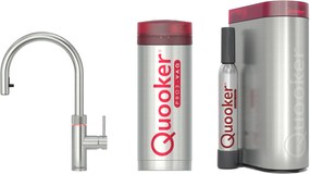 Quooker Flex met PRO3 boiler en CUBE reservoir 5-in-1 kokendwaterkraan RVS