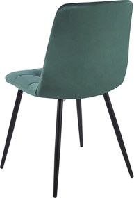 Pack 4 Stuhl Fluwelen Stoelen