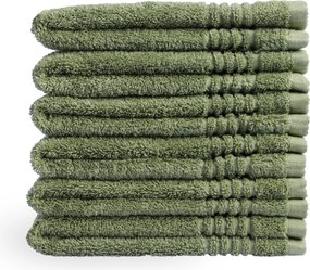 Gastendoek Supreme Collectie - 6 stuks - 30x50 - oud groen