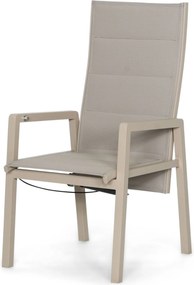 Tuinstoel Aluminium Zand/Beige Essence