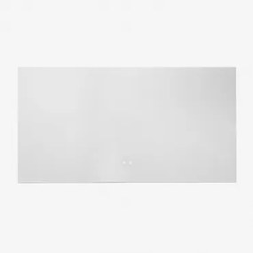 Wandspiegel Rechthoekig 140x75 Cm Voor Badkamer Met Led-licht En Anti-condens Riben Transparant - Sklum