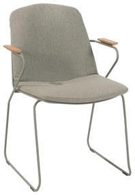 Tuinstoel stapelbaar RVS Groen 4 Seasons Outdoor Veneto